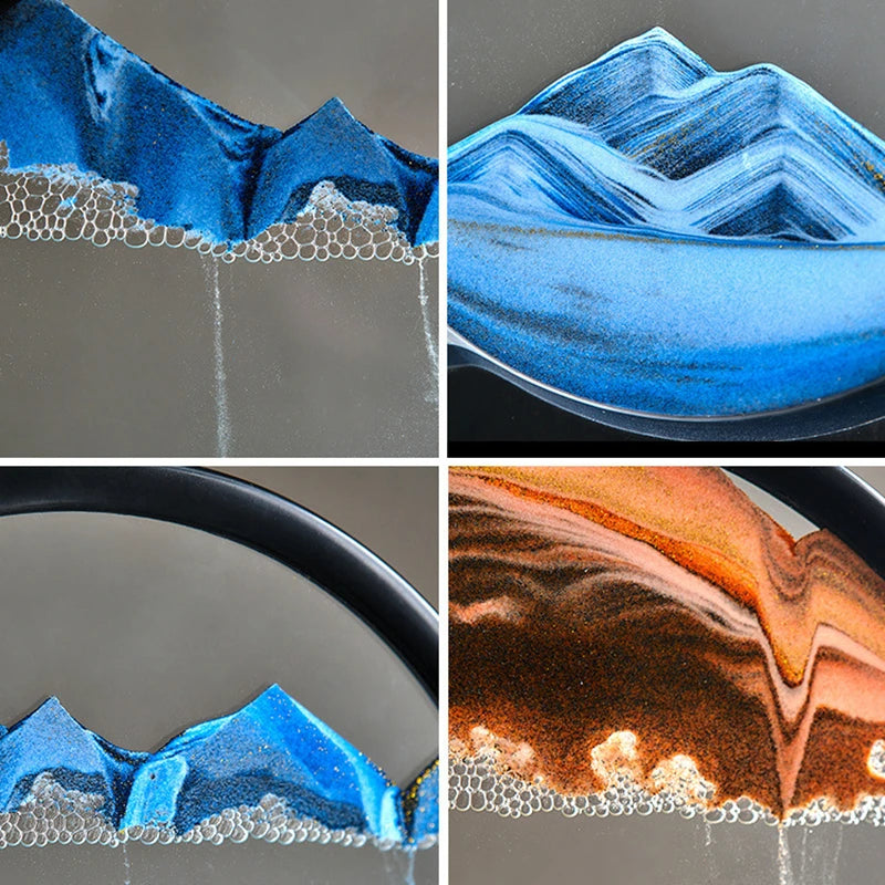 Eternal Waves Sand Art™ (black base)