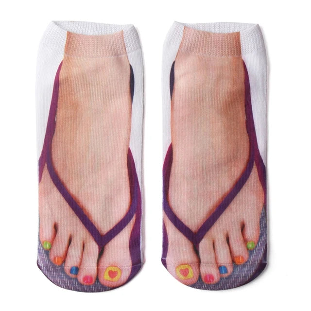 SneakyPeek™ Faux Pedicure Socks