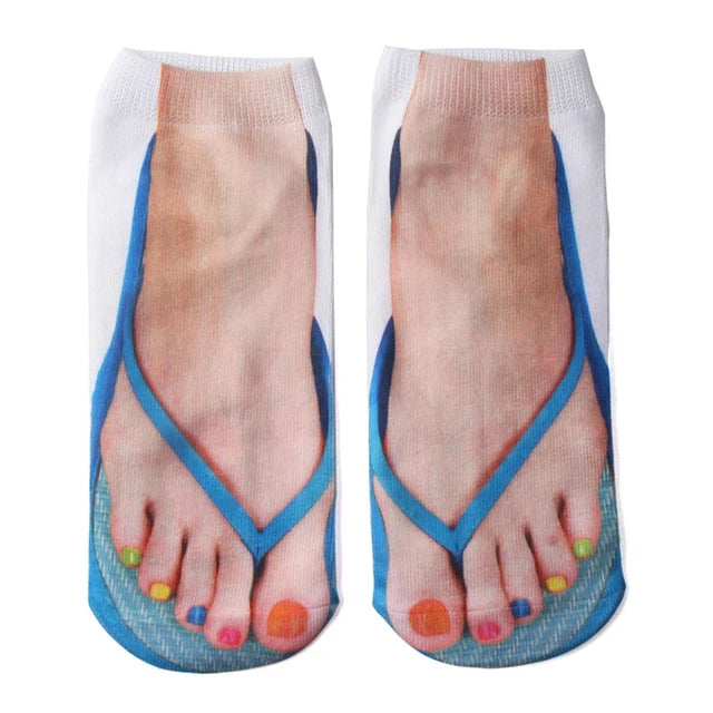 SneakyPeek™ Faux Pedicure Socks